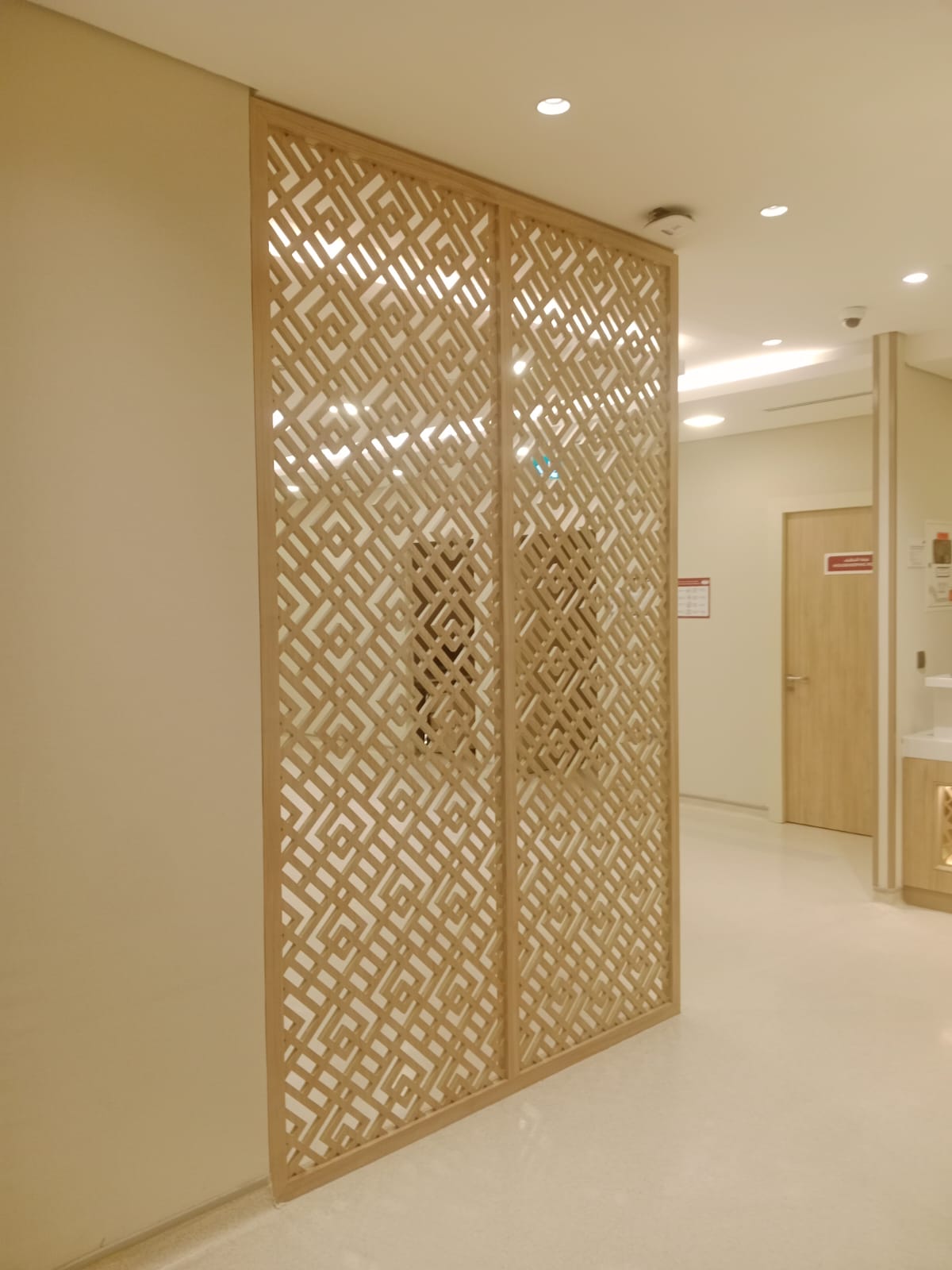 Burjeel Hospital Interior Woodwork