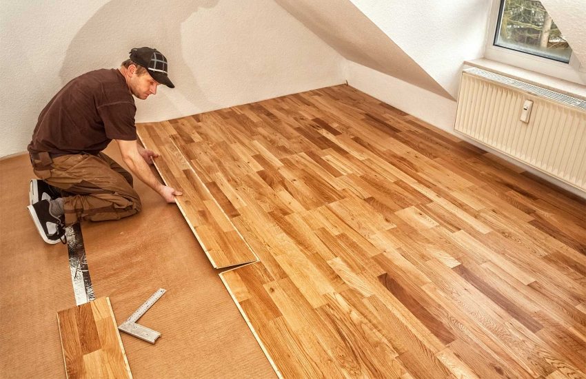 Finished Wooden Floor